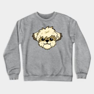 Messy short haired shih Tzu Crewneck Sweatshirt